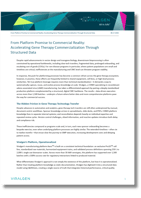 Pdf thumbnail  From Platform Promise To Commercial Reality Accelerating Gene Therapy Commercialization Through Structure (1)