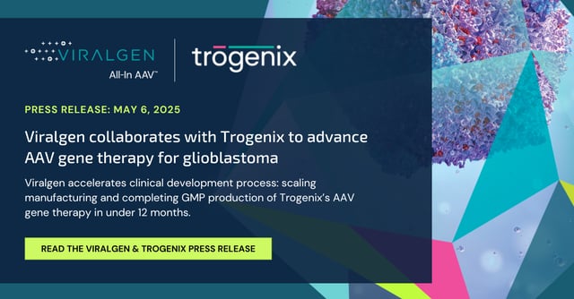 Viralgen collaborates with Trogenix to advance AAV gene therapy for glioblastoma
